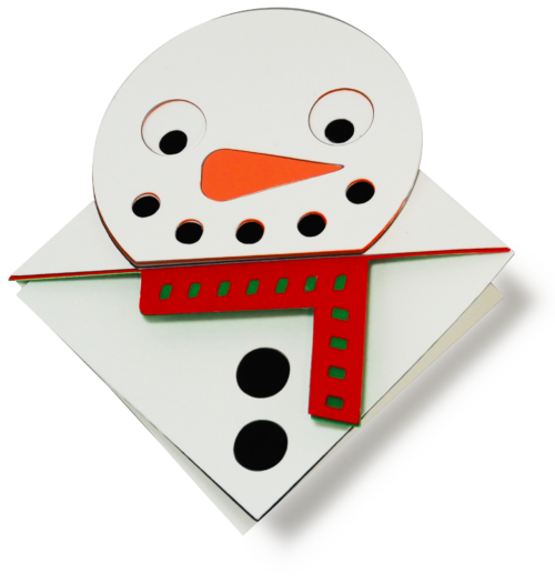 Snowman bookmark